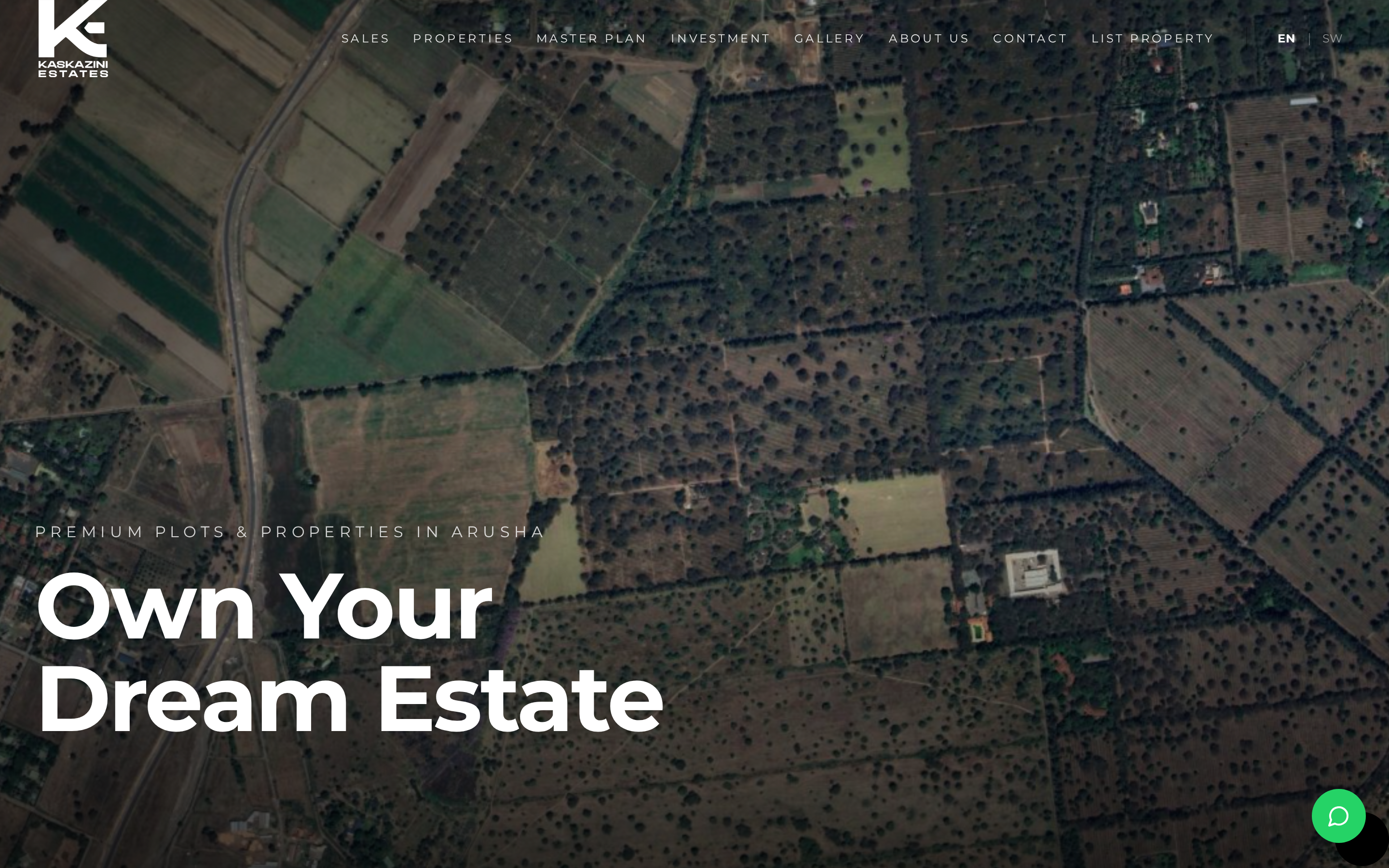 Kaskazini Estates website